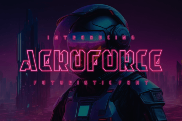 Aeroforce: The Futuristic Font for Bold Business Branding