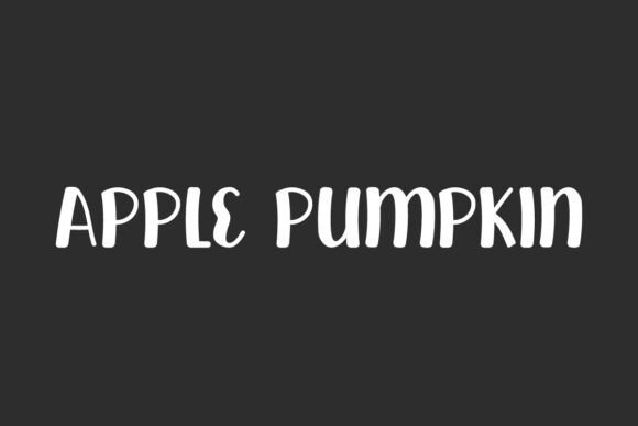 Apple Pumpkin: A Playful Display Typeface for Seasonal Editorial Design