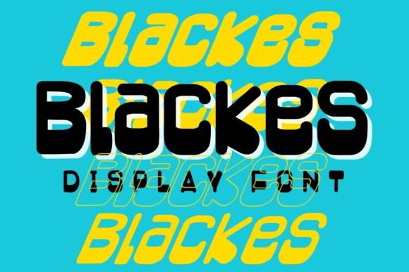 Blackes: The Premium Display Typeface for Polished Brand Identity