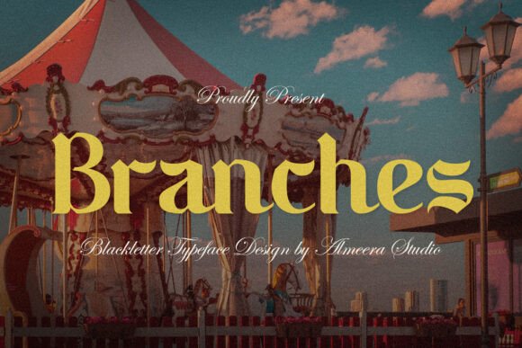 Branches: The Perfect Blackletter Display Font for Handmade Brands