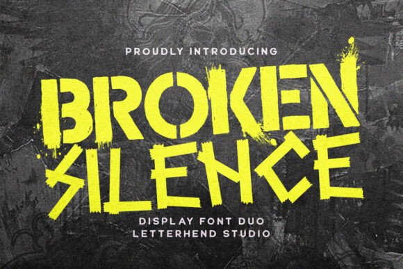 Broken Silence: The Bold Typeface That Elevates Your Brand Identity
