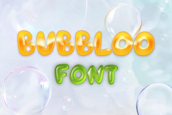 Bubbloo: The Playful Display Font for Vibrant Brand Identity