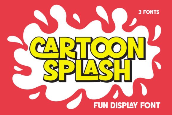 Cartoon Splash: The Playful Display Font That Transforms Brand Identity