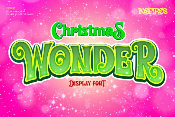 Christmas Wonder: The Premium Display Font for Festive Branding