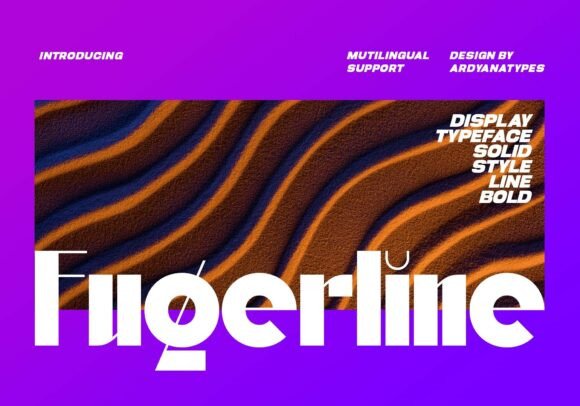 Fugerline: The Modern Display Typeface for Handmade Brands
