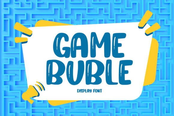 Game Buble: The Playful Display Font for Scroll-Stopping Campaigns