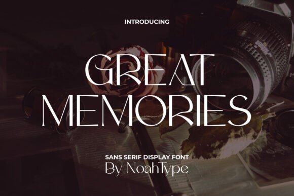 Great Memories: The Modern Display Font for Polished Brand Identity