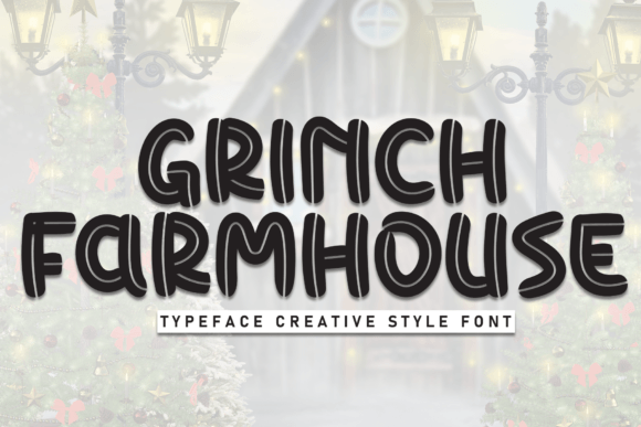 Grinch Farmhouse: A Handwritten Display Font for Modern Web Design