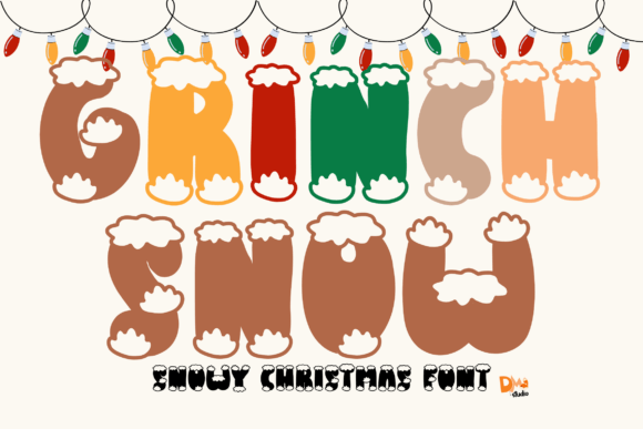 Grinch Snow: The Playful Display Font for Holiday Campaigns
