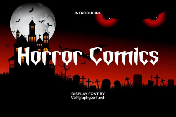 Horror Comics: The Display Font for Bold Brand Identity