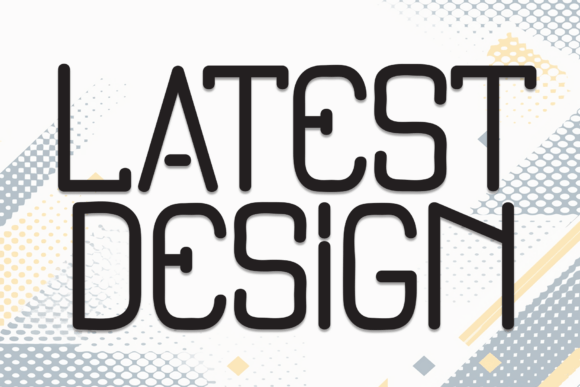 Latest Design: A Bold Display Typeface for Standout Branding