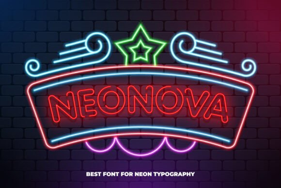 Neonova: The Electric Typeface for Bold Brand Identity