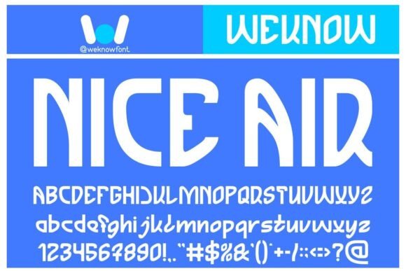 Nice Air: The Dynamic Display Typeface for Modern Campaigns