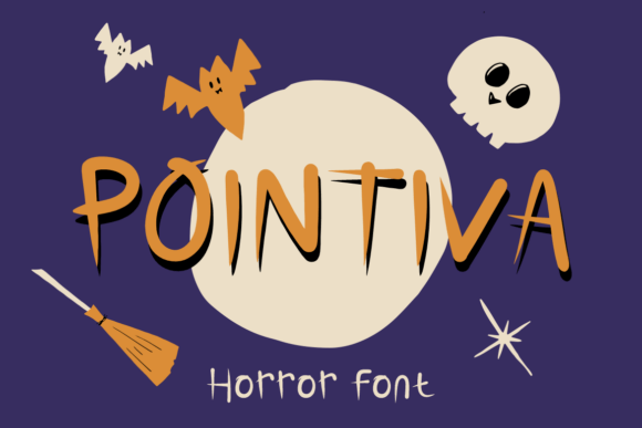 Pointiva: The Spine-Chilling Display Font for Digital Horror Brands