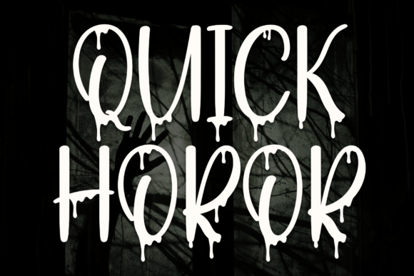 Quick Horor: The Spooky Typeface That Elevates Brand Identity