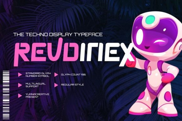 Revoinex: The Futuristic Display Font Transforming Brand Identity