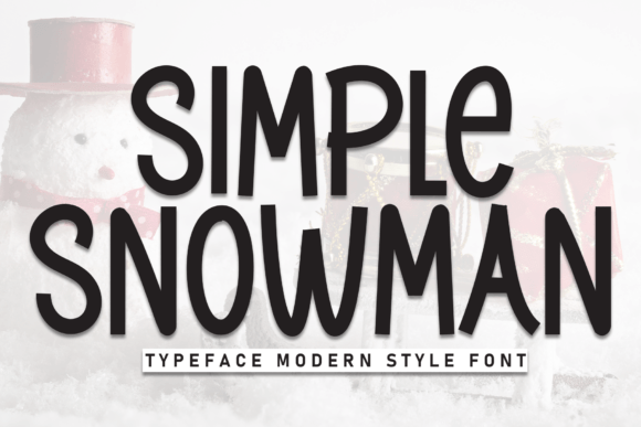 Simple Snowman: The Handwritten Typeface for Modern Web Design