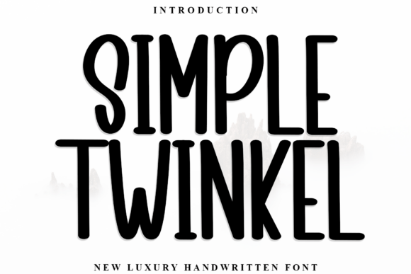 Simple Twinkel: The Bold Display Typeface for Handmade Creators