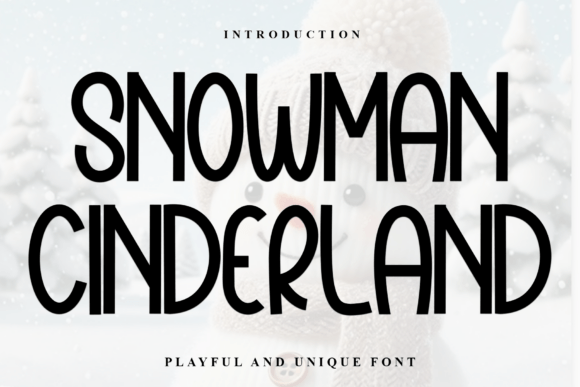 Snowman Cinderland: A Display Typeface for Modern Web Design