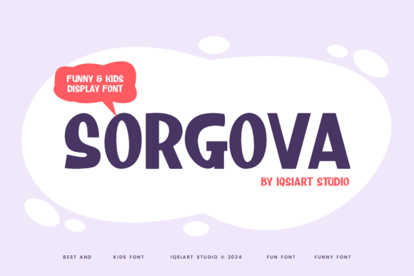 Sorgova: The Joyful Display Typeface for Handmade Creations