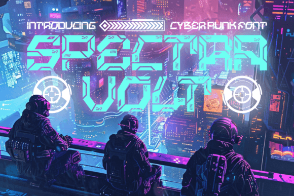 Spectra Volt: The Cyberpunk Typeface for Bold Brand Identities