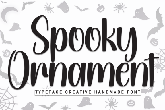Spooky Ornament: The Bold Display Typeface for Eerie Campaigns