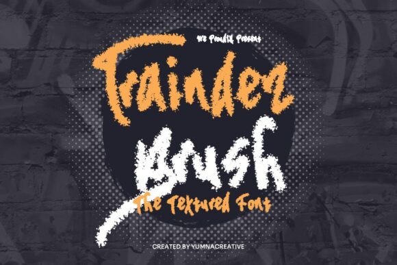 Traindez Brush: A Display Typeface for Editorial Depth