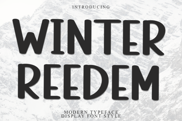 Winter Reedem: The Modern Typeface for Bold Branding
